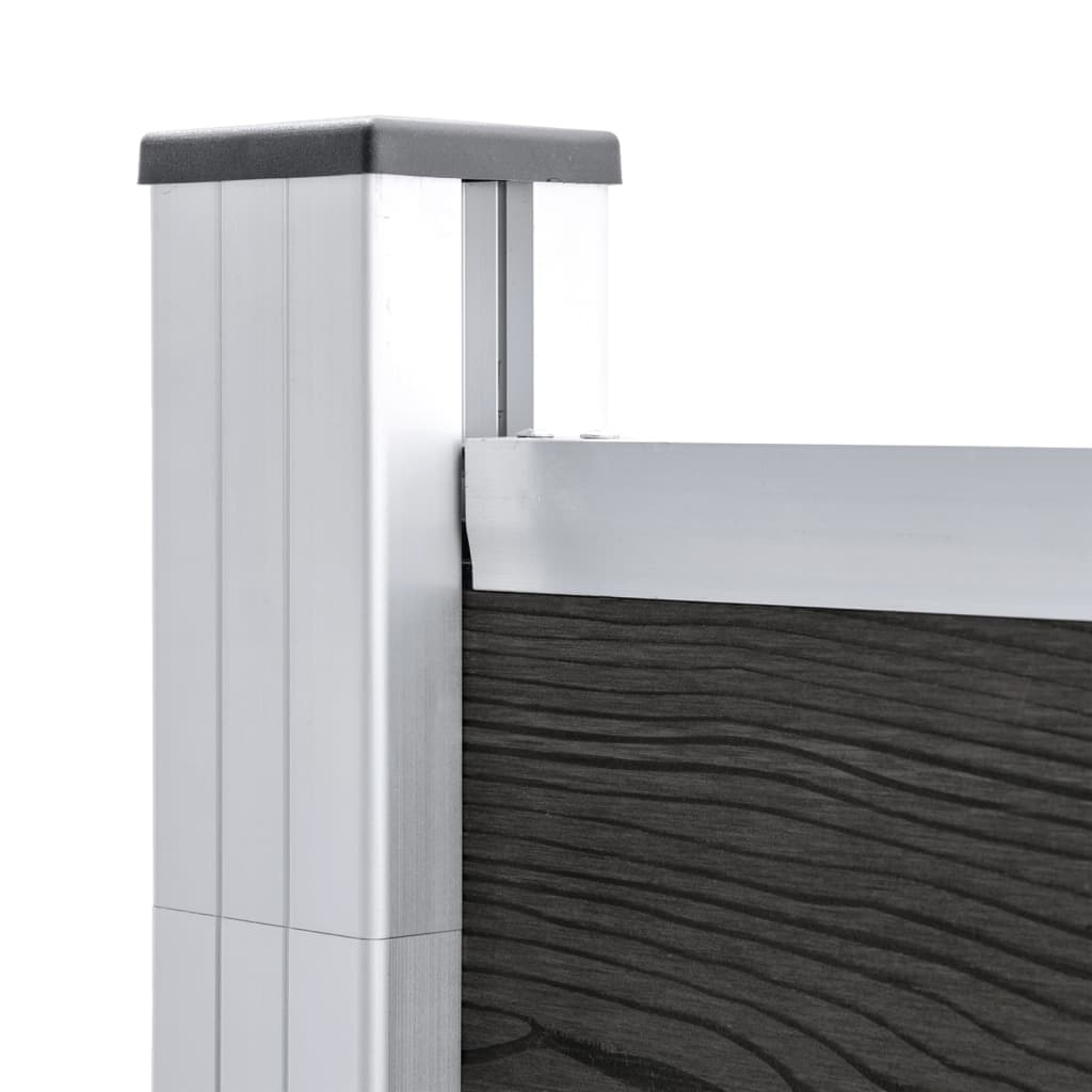 VidaXL Schutting 180x105 cm HKC grijs