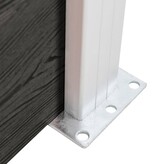 VidaXL Schutting 180x105 cm HKC grijs