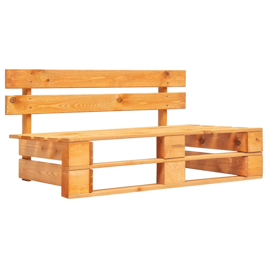 VidaXL Tuinbank pallet hout honingbruin