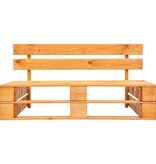 VidaXL Tuinbank pallet hout honingbruin