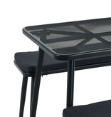 VidaXL Tuinset donkergrijs