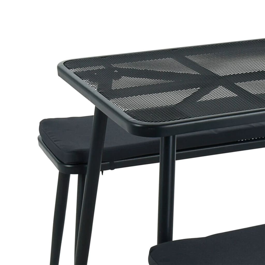 VidaXL Tuinset donkergrijs