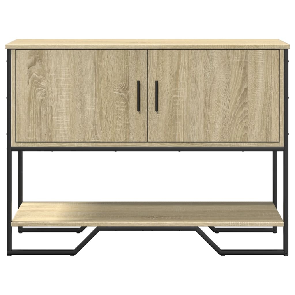 VidaXL Wandtafel 100x35x74,5 cm bewerkt hout sonoma eikenkleurig