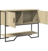 VidaXL Wandtafel 100x35x74,5 cm bewerkt hout sonoma eikenkleurig