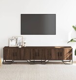 VidaXL Tv-meubel 180x34x41 cm bewerkt hout bruin eikenkleurig