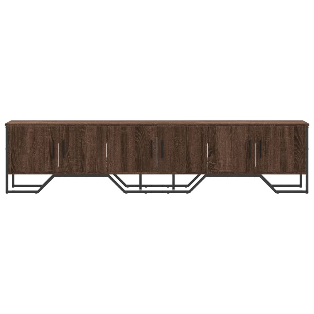 VidaXL Tv-meubel 180x34x41 cm bewerkt hout bruin eikenkleurig