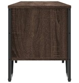 VidaXL Tv-meubel 180x34x41 cm bewerkt hout bruin eikenkleurig