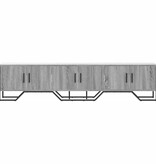 VidaXL Tv-meubel 180x34x41 cm bewerkt hout grijs sonoma eikenkleurig