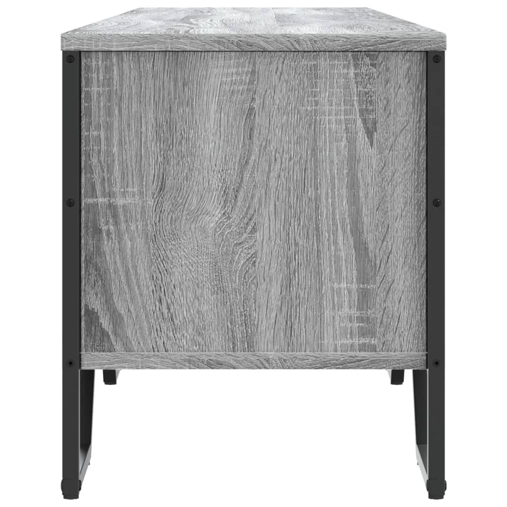 VidaXL Tv-meubel 180x34x41 cm bewerkt hout grijs sonoma eikenkleurig