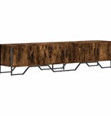 VidaXL Tv-meubel 180x34x41 cm bewerkt hout gerookt eikenkleurig