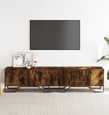 VidaXL Tv-meubel 180x34x41 cm bewerkt hout gerookt eikenkleurig