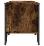 VidaXL Tv-meubel 180x34x41 cm bewerkt hout gerookt eikenkleurig