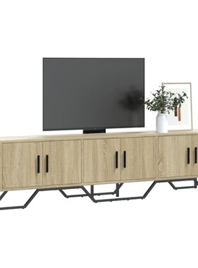 VidaXL Tv-meubel 180x34x41 cm bewerkt hout sonoma eikenkleurig