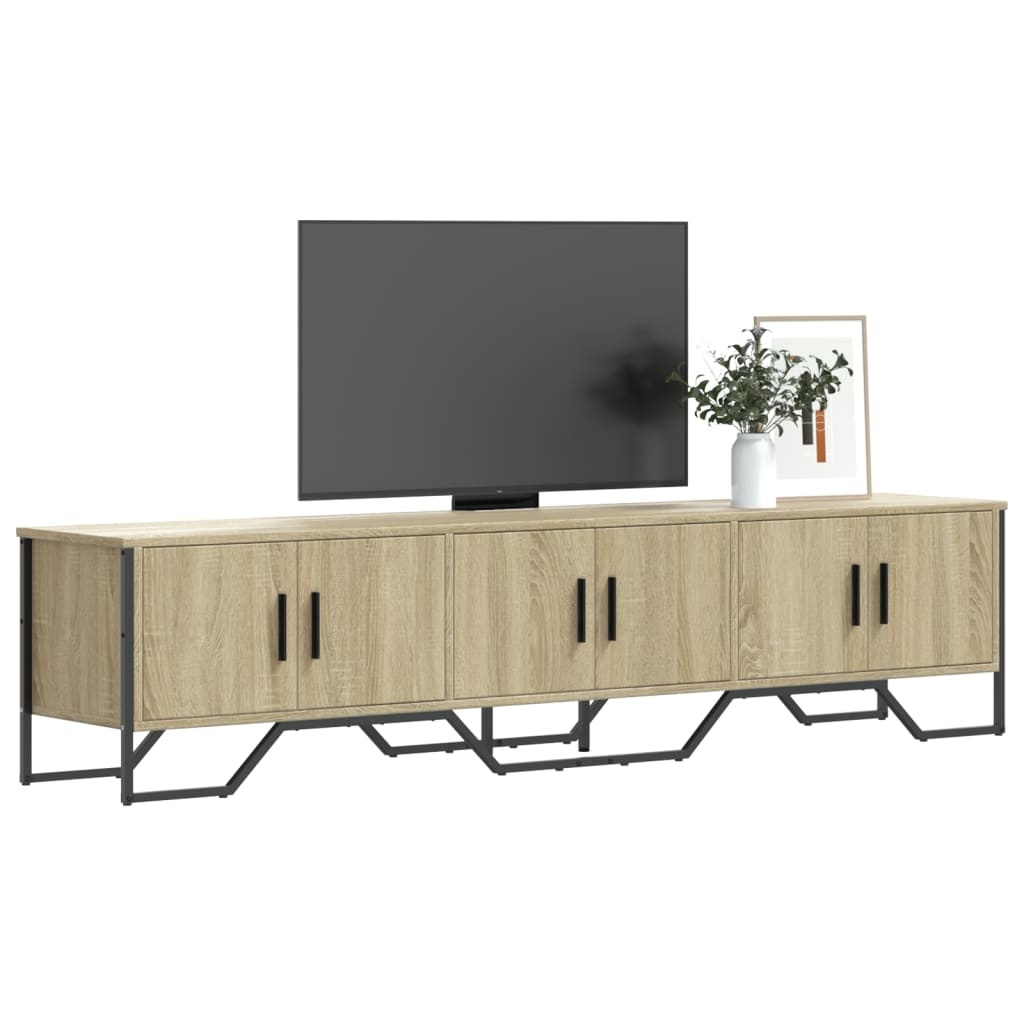 VidaXL Tv-meubel 180x34x41 cm bewerkt hout sonoma eikenkleurig
