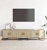 VidaXL Tv-meubel 180x34x41 cm bewerkt hout sonoma eikenkleurig