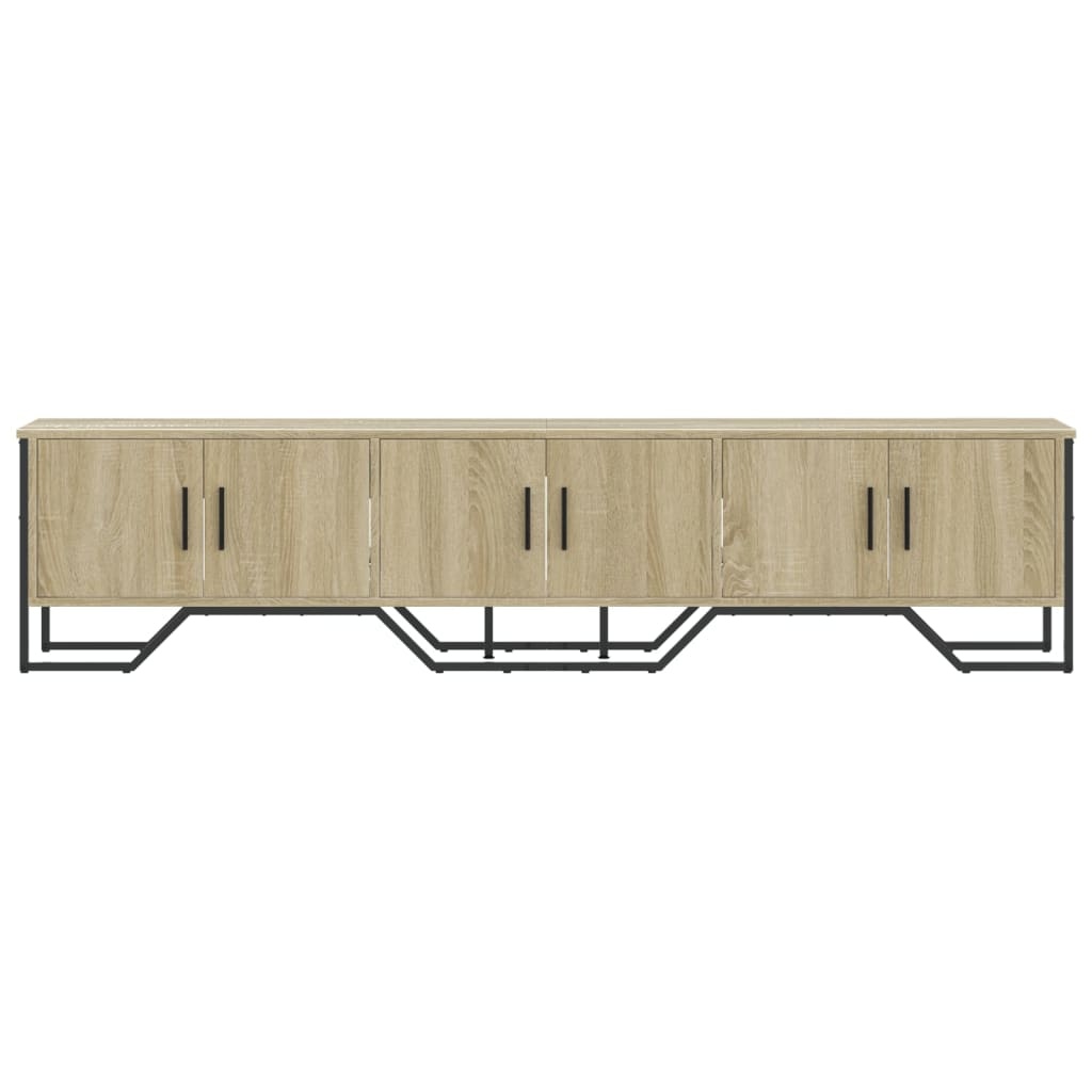VidaXL Tv-meubel 180x34x41 cm bewerkt hout sonoma eikenkleurig