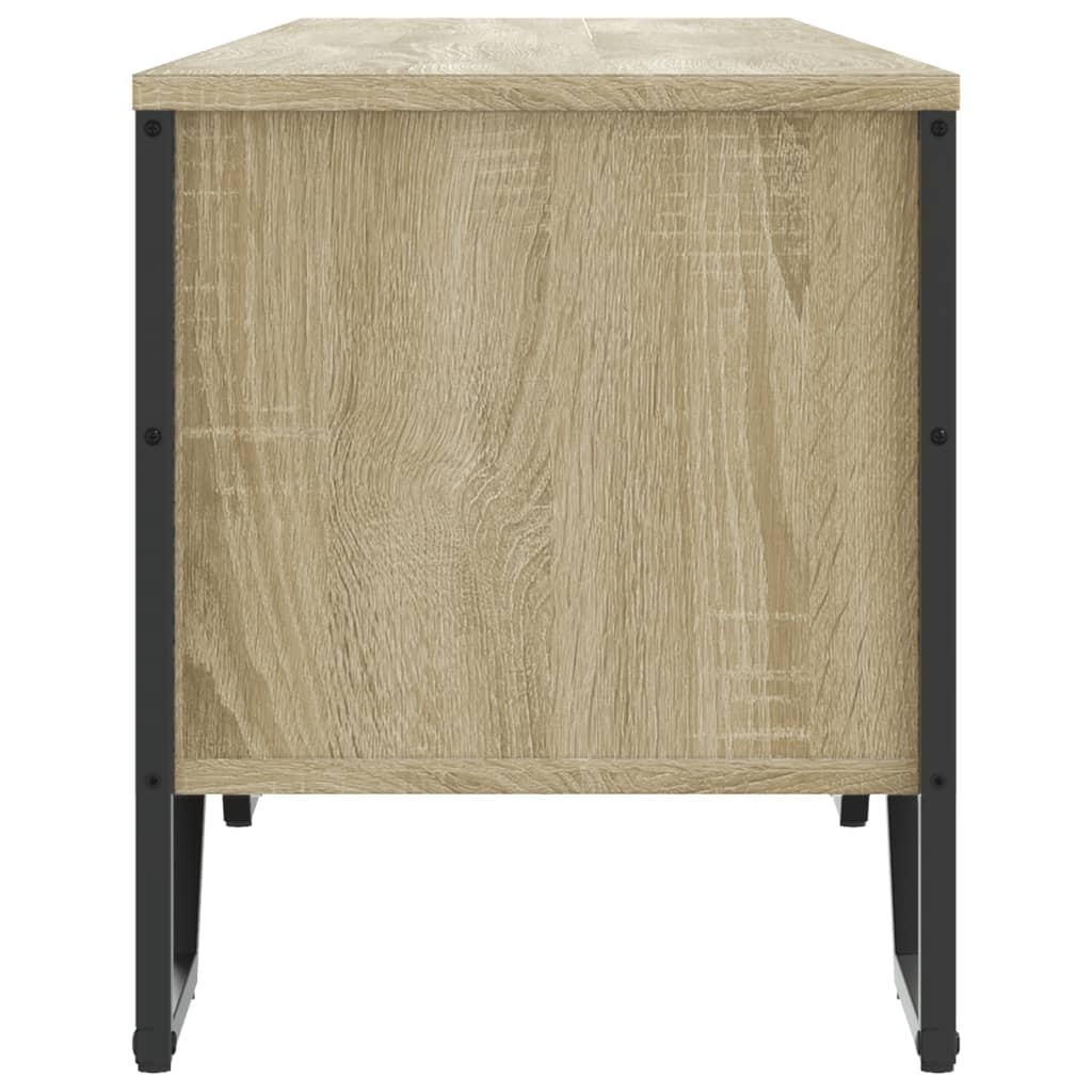 VidaXL Tv-meubel 180x34x41 cm bewerkt hout sonoma eikenkleurig