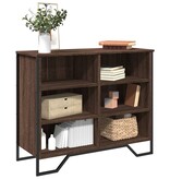 VidaXL Dressoir 91x35,5x74,5 cm bewerkt hout bruin eikenkleur