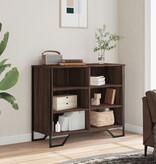 VidaXL Dressoir 91x35,5x74,5 cm bewerkt hout bruin eikenkleur
