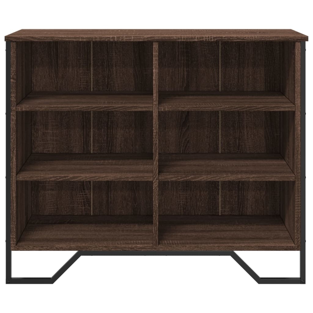 VidaXL Dressoir 91x35,5x74,5 cm bewerkt hout bruin eikenkleur
