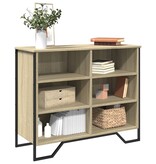 VidaXL Dressoir 91x35,5x74,5 cm bewerkt hout sonoma eikenkleurig