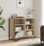VidaXL Dressoir 91x35,5x74,5 cm bewerkt hout sonoma eikenkleurig