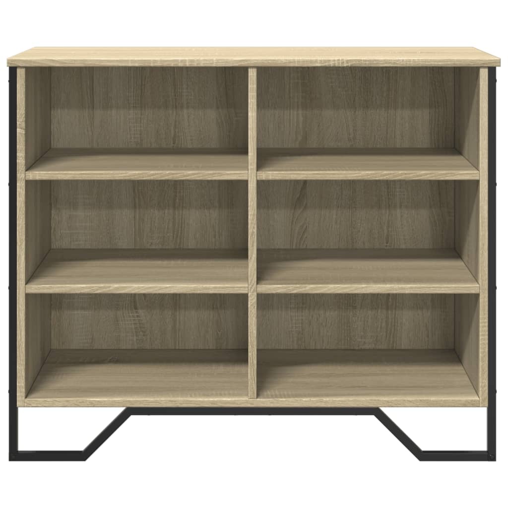 VidaXL Dressoir 91x35,5x74,5 cm bewerkt hout sonoma eikenkleurig
