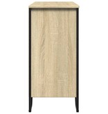 VidaXL Dressoir 91x35,5x74,5 cm bewerkt hout sonoma eikenkleurig