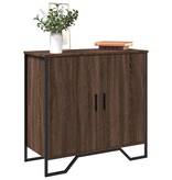 VidaXL Dressoir 78x35,5x74,5 cm bewerkt hout bruin eikenkleur