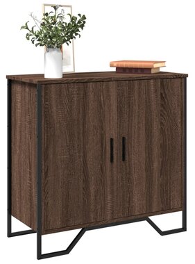 VidaXL Dressoir 78x35,5x74,5 cm bewerkt hout bruin eikenkleur