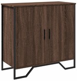 VidaXL Dressoir 78x35,5x74,5 cm bewerkt hout bruin eikenkleur