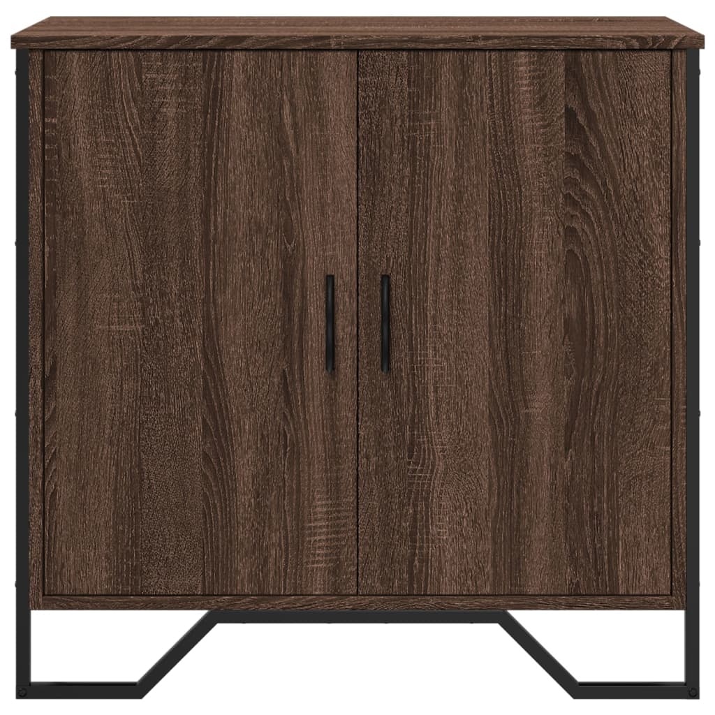 VidaXL Dressoir 78x35,5x74,5 cm bewerkt hout bruin eikenkleur