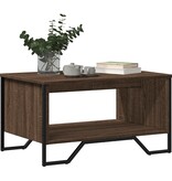 VidaXL Salontafel 75x51x40 cm bewerkt hout bruin eikenkleur
