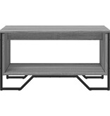 VidaXL Salontafel 75x51x40 cm bewerkt hout grijs sonoma eikenkleurig
