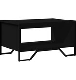 VidaXL Salontafel 75x51x40 cm bewerkt hout zwart