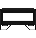 VidaXL Salontafel 75x51x40 cm bewerkt hout zwart