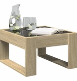 VidaXL Salontafel met Infinity LED 50x53x30 cm sonoma eikenkleurig