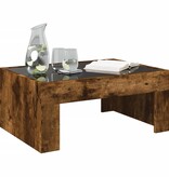 VidaXL Salontafel met Infinity LED 70x50x30 cm gerookt eikenkleurig