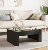 VidaXL Salontafel met Infinity LED 70x50x30 cm zwart
