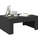 VidaXL Salontafel met Infinity LED 70x50x30 cm zwart
