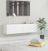 VidaXL Tv-meubel 120x30x30 cm bewerkt hout wit