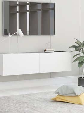 VidaXL Tv-meubel 120x30x30 cm bewerkt hout wit