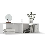 VidaXL Tv-meubel 120x30x30 cm bewerkt hout wit