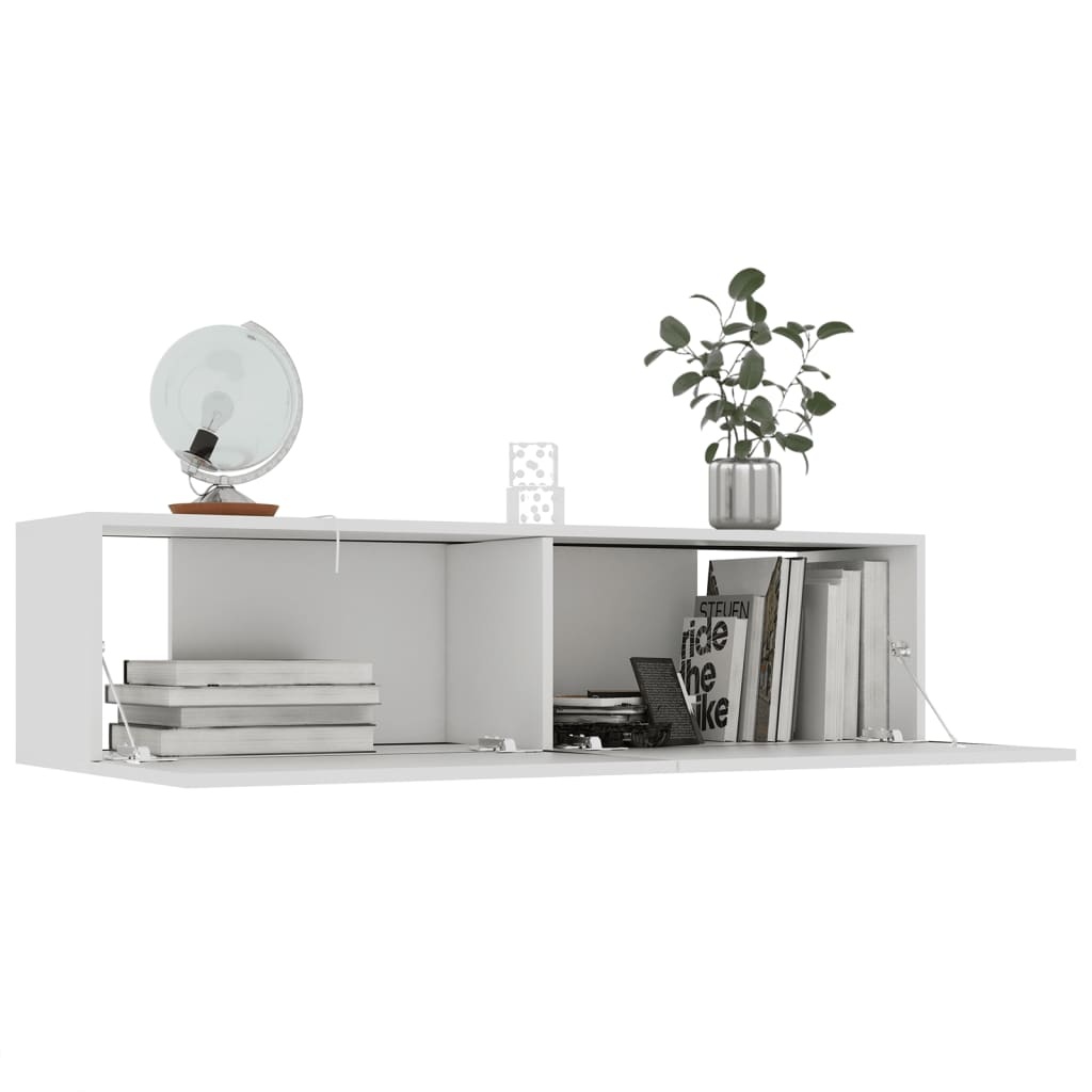 VidaXL Tv-meubel 120x30x30 cm bewerkt hout wit