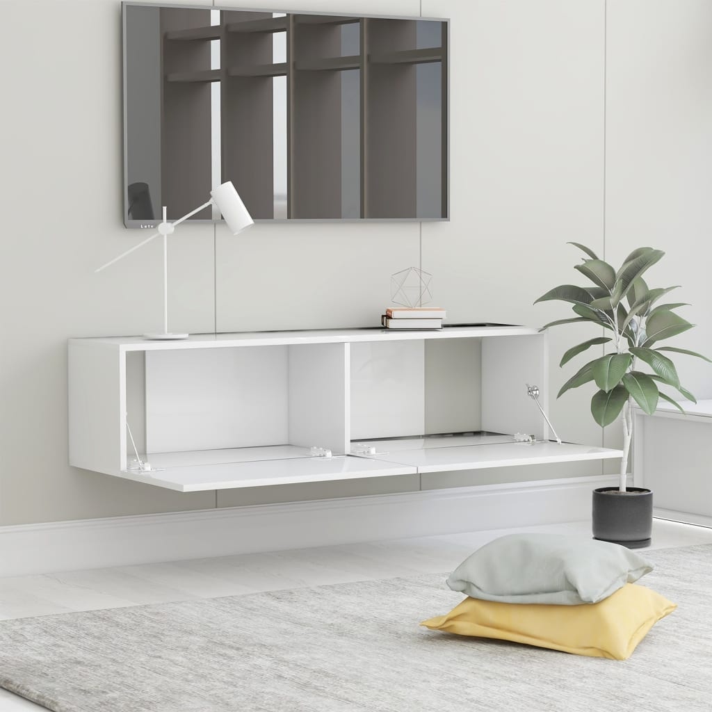 VidaXL Tv-meubel 120x30x30 cm bewerkt hout wit