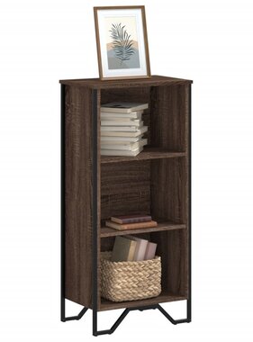 VidaXL Boekenkast 50x31x106 cm bewerkt hout bruin eikenkleurig