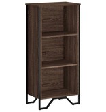 VidaXL Boekenkast 50x31x106 cm bewerkt hout bruin eikenkleurig