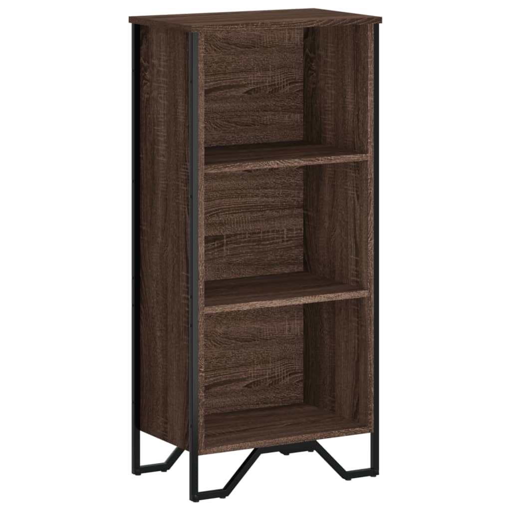 VidaXL Boekenkast 50x31x106 cm bewerkt hout bruin eikenkleurig