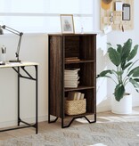 VidaXL Boekenkast 50x31x106 cm bewerkt hout bruin eikenkleurig