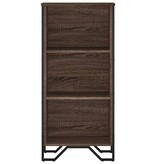 VidaXL Boekenkast 50x31x106 cm bewerkt hout bruin eikenkleurig